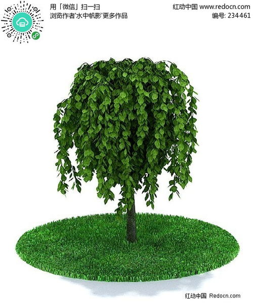 3D绿色树木模型3dmax素材免费下载 编号234461 红动网